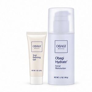 Obagi Hydrate Facial Moisturizer 1.7oz & Scar Refining Gel 1oz Set
